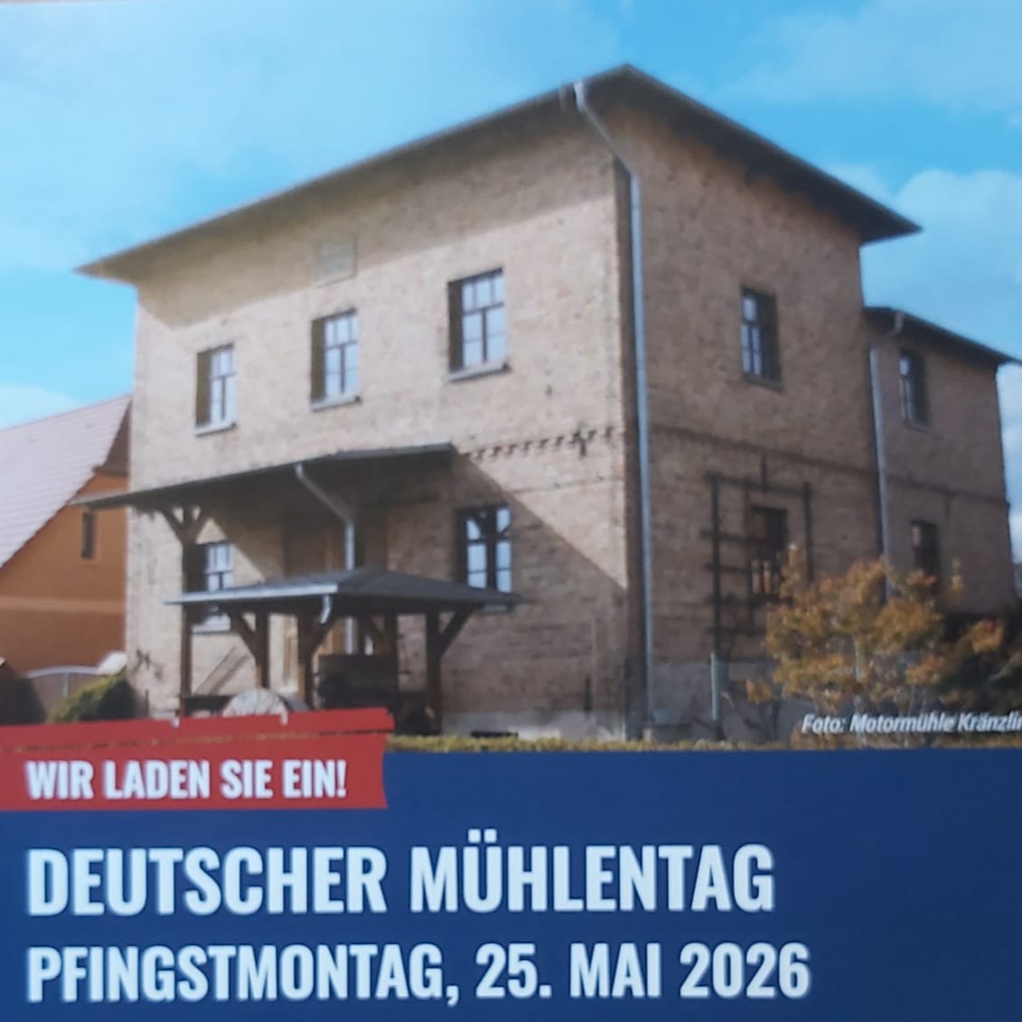 Motormühle Kränzlin - Deutscher Mühlentag
