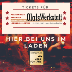 Olafs Werkstatt Ticketverkauf
