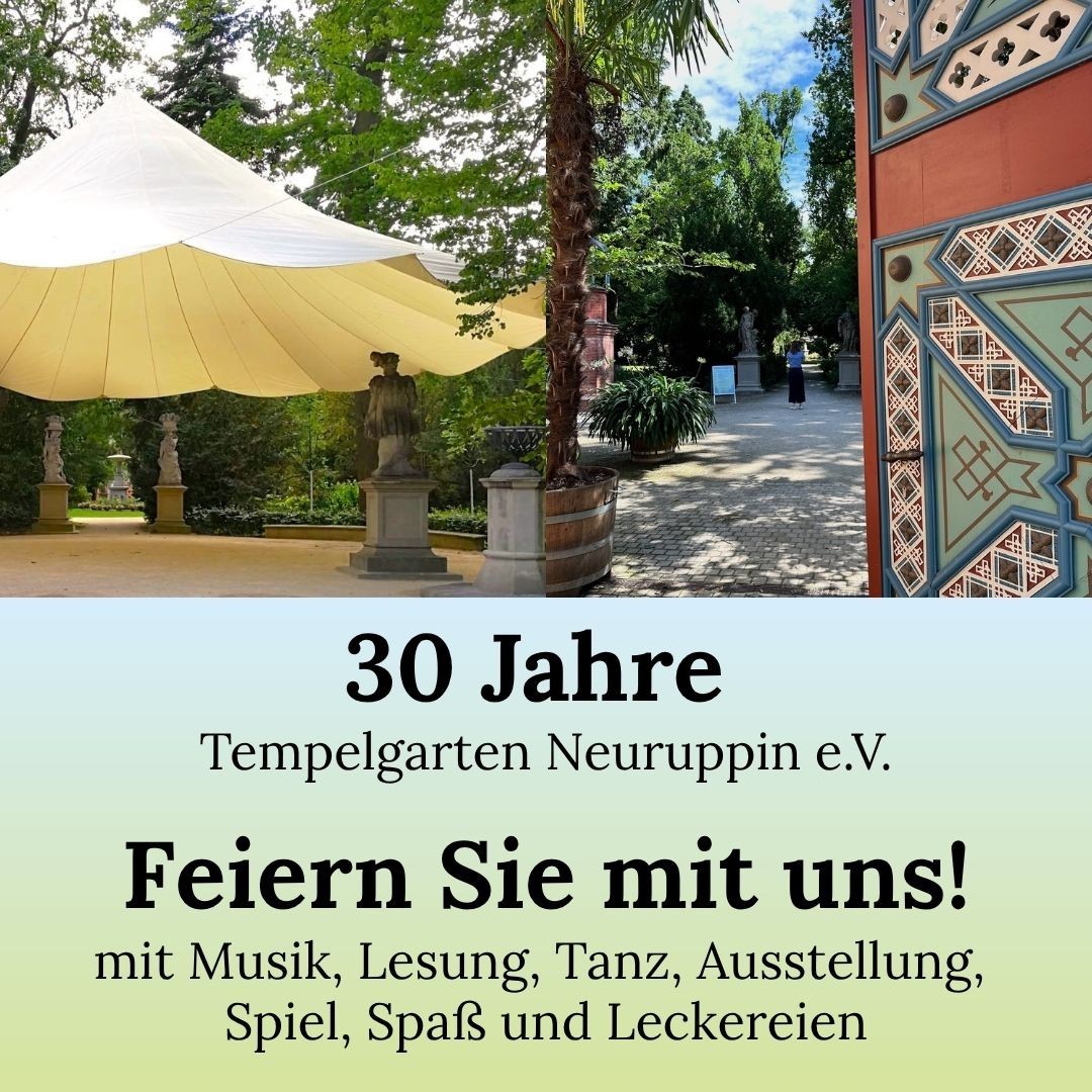 Tempelgarten 30 Jahre