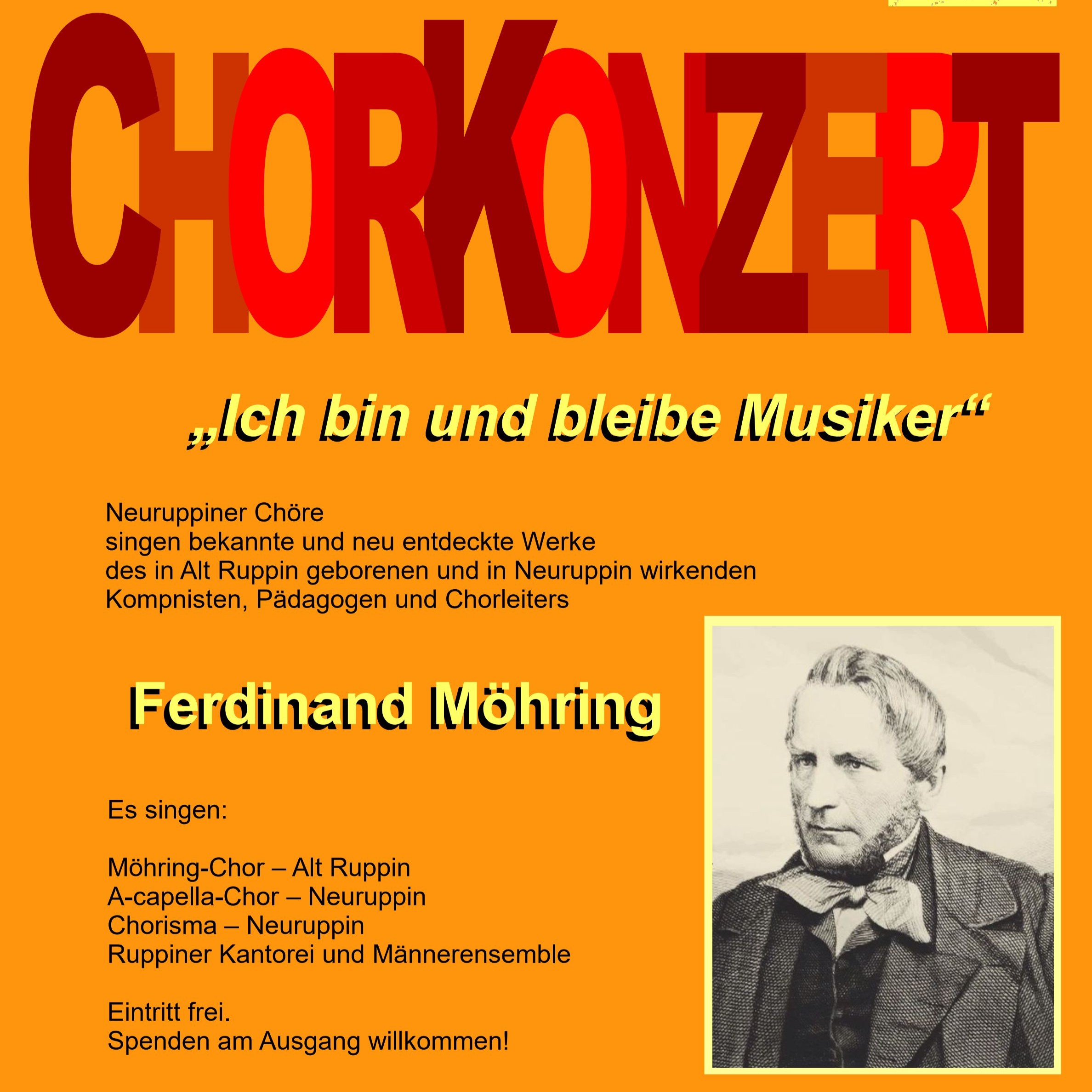 Großes Chorkonzert mit vier Chören